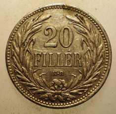 2.979 UNGARIA 20 FILLER 1908 foto