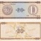 Cuba 20 Pesos Exchange Cerificate Seria D UNC