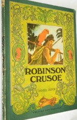 Robinson Crusoe - Daniel Defoe - Format Mare - 1985 foto