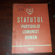 STATUTUL PARTIDULUI COMUNIST ROMAN 1969