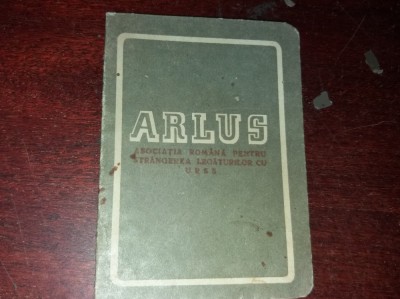 ARLUS CARNET DE MEMBRU foto