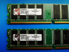 2 GB DDRAM1 Memorie RAM DDR400, testat 2x1 GB foto