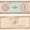 Cuba 5 Pesos Exchange Cerificate Seria D UNC