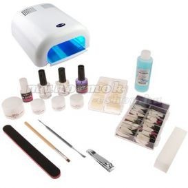 Set gelUV Profi 3 o lampă albă cu 4 becuri - 3 etape Set gelUV Profi 3 o lampă albă cu 4 becuri - 3 etape