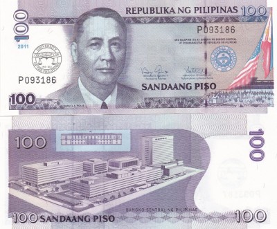 Filipine 100 Piso 2011 Comemorativa University College of Law UNC foto