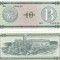 Cuba 10 Pesos Exchange Cerificate Seria B UNC