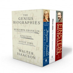 Walter Isaacson: The Genius Biographies: Benjamin Franklin, Einstein, and Steve Jobs, Paperback foto