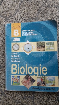 BIOLOGIE CLASA A VIII A - MIHAIL , MOHAN EDITURA ALL foto