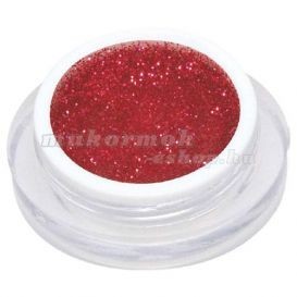 Gel UV colorat - ro?u-inchis cu sclipici 5ml Gel UV colorat - ro?u-inchis cu sclipici 5ml