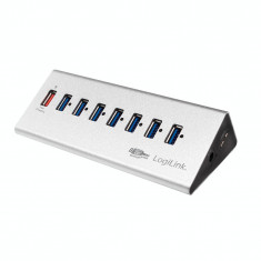 Hub USB Logilink UA0228 7 porturi+ 1x Fast Charging foto