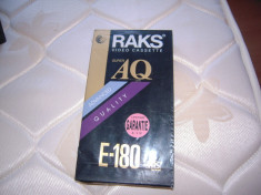 Caseta video VHS RAKS Super AQ, 180 minute foto