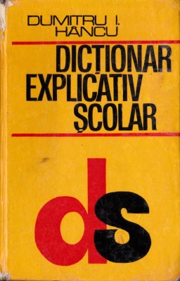 Dicționar explicativ școlar foto
