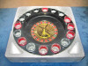 9670-Set 16 paharele mici cu Ruleta de joc din plastic.