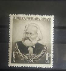 Romania 1953 Karl Marx L.p 342 mnh foto