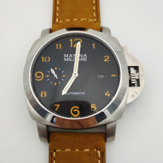 Ceas Parnis Marina Militare 44 mm Automatic Seagull ST25 Luminor Panerai Homage foto