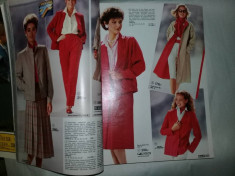 Revista/Catalog moda femei-barbati-copii,mobila,desing, BAUR 1985,T.GRATUIT foto