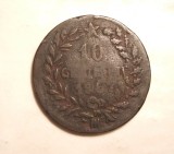 ITALIA 10 CENTISIMI 1867 M / FALS DE EPOCA / RAR, Europa