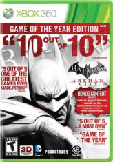 Batman Arkham City Game Of The Year Edition Xbox360 foto