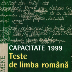 Capacitate 1999 teste de limba română