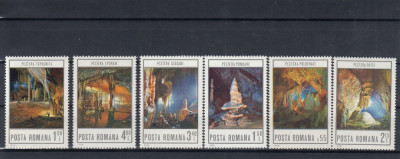 ROMANIA 1978 LP 963 PESTERI DIN ROMANIA SERIE MNH foto