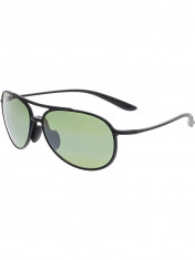 Ochelari de soare Maui Jim Polarized Alelele Bridge HT438-2M Matte Negru Aviator unisex HT438-2M foto