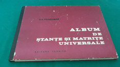 ALBUM DE ?TAN?E ?I MATRI?E UNIVERSALE/ G.A. FOIGEMAN/ 1972 foto