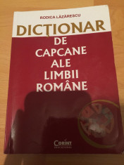 DICTIONAR DE CAPCANE ALE LIMBII ROMANE pentru ADMITERE DREPT foto