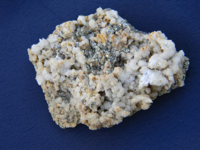 Specimen minerale - CUART, CALCITA SI PIRITA (T3) foto