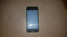 Smartphone Apple Iphone 5C 16GB Green, Liber Icloud, Livrare gratuita! foto