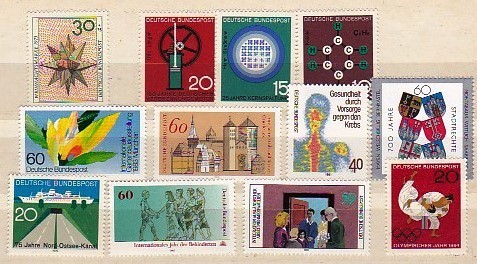 GERMANIA (BUNDESPOST) - SERII NESTAMPILATE TEMATICA DIFERITA, L47