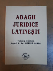 Vladimir Hanga, Adagii juridice latine?ti, Bucure?ti 2007 foto