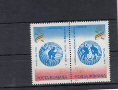 ROMANIA 1979 LP 976 CAMPIONATELE M. SI EUROPENE DE HOCHEI PE GHEATA SERIE MNH foto