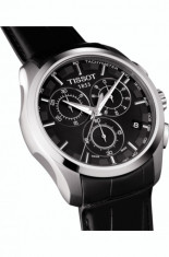 Tissot Couturier Chronograph black dial ! Produs original ! foto