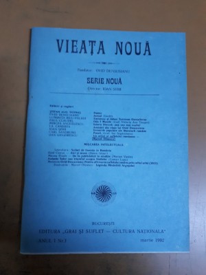 Vieața Nouă, anul I nr. 1, serie nouă, director Ioan Șerb, martie 1992 028 foto