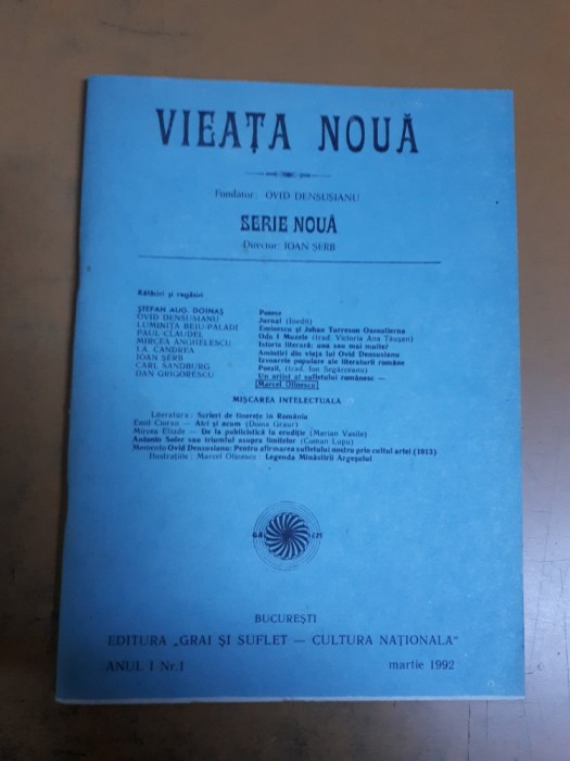 Vieața Nouă, anul I nr. 1, serie nouă, director Ioan Șerb, martie 1992 028