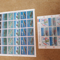 Nave,vapoare paraguay mnh 1983 coală plus bloc timbre