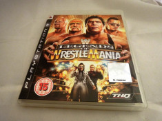 Joc WWE Legends of Wrestlemania, original, PS3! Alte sute de jocuri! foto