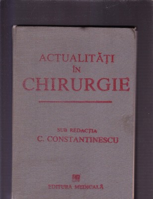 ACTUALITATI IN CHIRURGIE foto