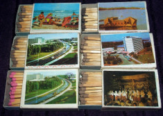 Anii 80, Vederi Statiuni Litoral - serie 6 cutii chibrituri romanesti Braila foto