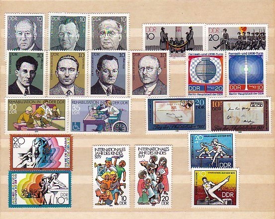 GERMANIA (DDR) - SERII NESTAMPILATE TEMATICA DIFERITA, L90