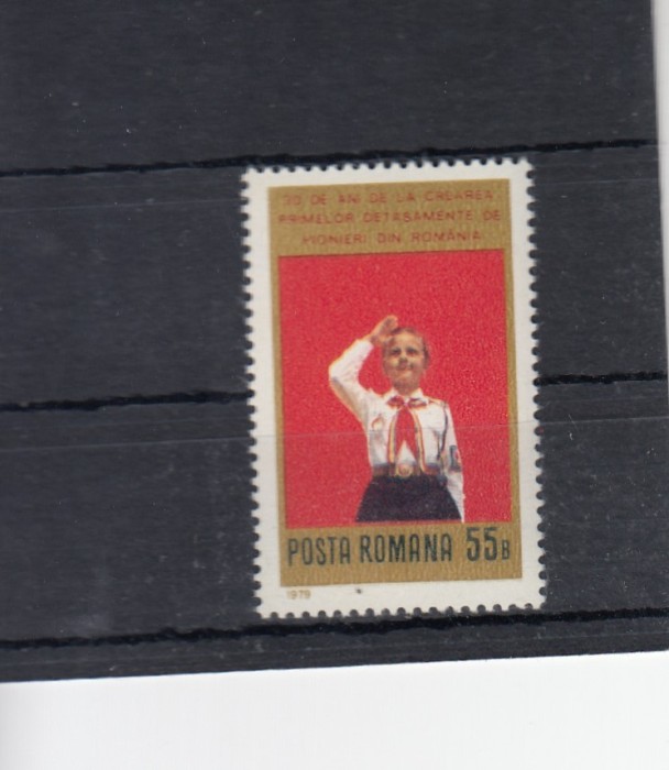 ROMANIA 1979 LP 981 - 30 ANI PIONIERI MNH ROMANIA 1979 LP 981 - 30 ANI PIONIERI MNH