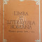 Limba si literatura romana. Manual pentru clasa a X-a (1989)