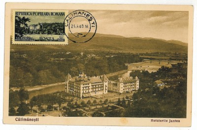 1004-a - CALIMANESTI, Romania - Carte Postala, Maximum card - 1960 foto