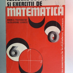 Culegere De Probleme Si Exercitii De Matematica Trandafir ,LEONTE