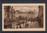 BUCURESTI CALEA VICTORIEI ANIMATA AUTOMOBILE EPOCA RECLAME TRASURI SOCEC, Necirculata, Fotografie