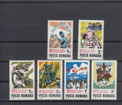 ROMANIA 1982 LP 1051 - 60 DE ANI DE LA CREAREAREA U.T.C. SERIE MNH foto