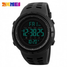 Ceas Sport SKMEI 1251 Countdown DUAL TIME WR50M Subacvatic alarma calendar CADOU foto