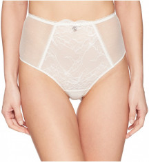 Emporio Armani Virtual Lace High-Waist Culotte Bottom White foto