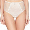 Emporio Armani Virtual Lace High-Waist Culotte Bottom White