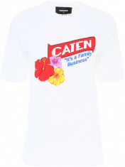 DSQUARED2 Caten T-Shirt BIANCO foto